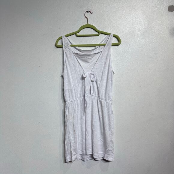 Becca by Rebecca Virtue White Reversible Swim Cover Mini Dress Sz M NWT - Picture 9 of 12